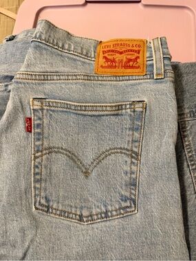 Levi's Light Wash Wedgie Jeans